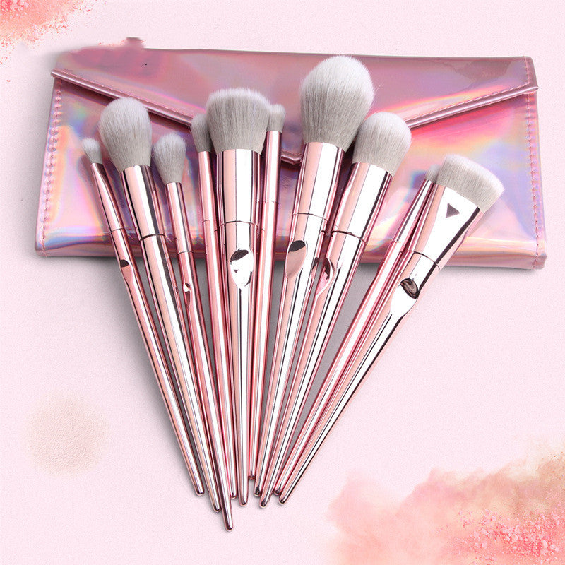10 wet And Wild Makeup Brushes Set With Brush Bag Makeup Tools 10 wet And Wild Makeup Brushes Set With Brush Bag Makeup Tools